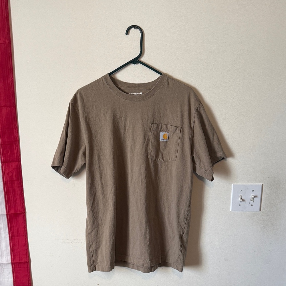 Carhartt Men's Tan Short Sleeve Tee
